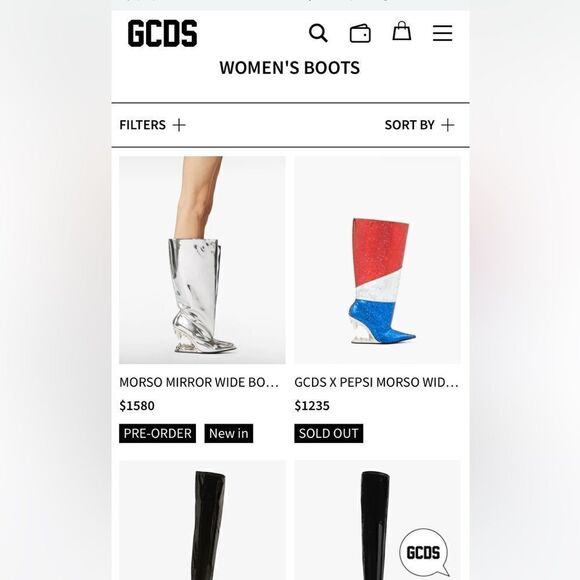 NIB ! GCDS Thigh-High Sneaker Boots Heart Cut Out Made in Italy - Picture 13 of 13